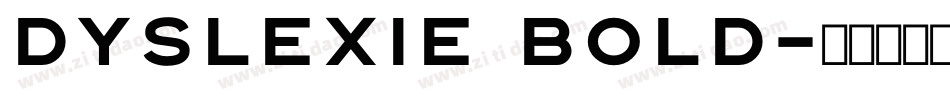 dyslexie bold字体转换